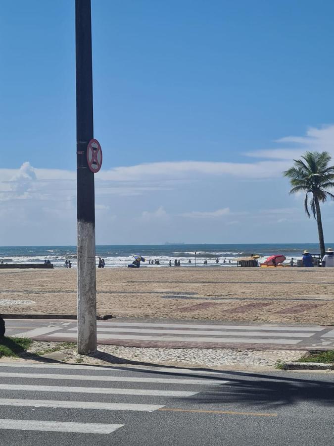 Kitnet Praia Grande Ocian 50 M Da Praia Bagian luar foto